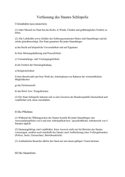 Verfassung des Staates Schlopolis