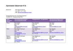 Gymnasien (Dezernat 47.5)
