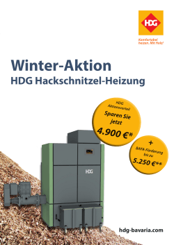 Winter-Aktion - HDG Bavaria GmbH