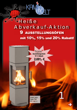 Hei&szlig;e Abverkauf