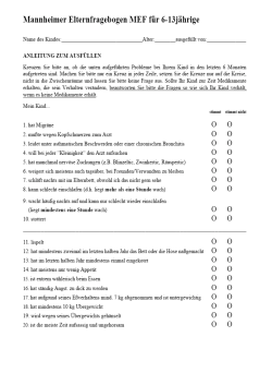 Fragebogen U10