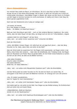Herbstgeschichte zum Ausdrucken