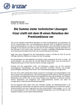 Die Summe vieler technischer L&ouml;sungen Irizar stellt mit