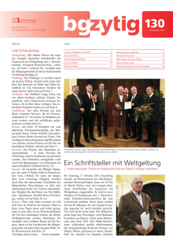 Ein Schriftsteller mit Weltgeltung