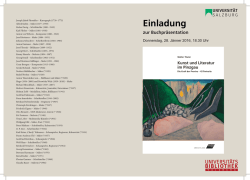 Kunst und Literatur im Pinzgau