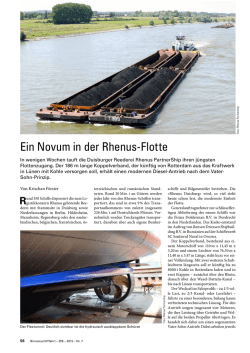Ein Novum in der Rhenus-Flotte