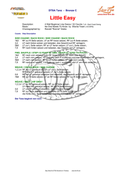 DTSA Tanz - Bronze C