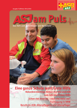 ASJ am Puls 3-2015 ist erschienen (Download ASJB Puls