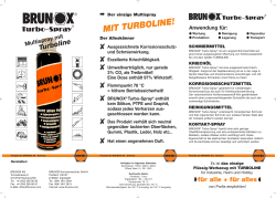 BRUNOX Turbo-Spray Prospekt