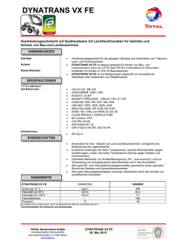 dynatrans vx fe - Total Fuel