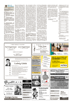 Amtsblatt Nr. 33 – 25. Sept. 2015 Nr. 1