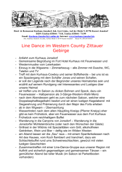 Line Dance im Western County Zittauer Gebirge