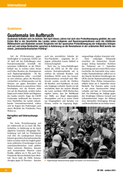 Guatemala im Aufbruch