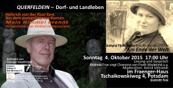 QUERFELDEIN – Dorf- und Landleben Sonntag 4. Oktober 2015 17