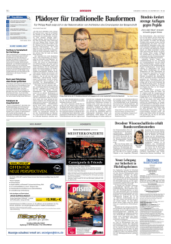 DNN vom 05.12.2015 - Gesellschaft Historischer Neumarkt Dresden