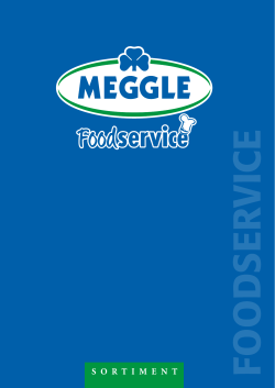Butter - MEGGLE FOODSERVICE