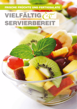 PDF Sortimentskatalog Frische Salate & geschnittene Früchte