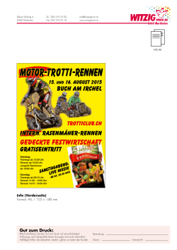 Motor-Trotti Plauschrennen in Buch Am Irchel 15. und 16. August