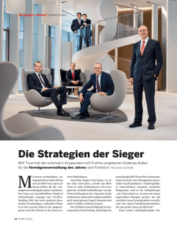 Die Strategien der Sieger