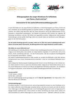 Interessierte f&uuml;r die zweite Referen