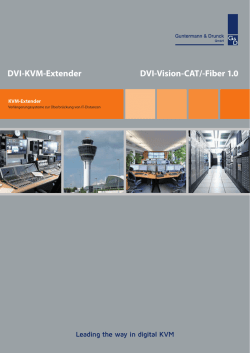 DVI-KVM-Extender DVI-Vision-CAT/-Fiber 1.0