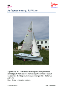 Aufbauanleitung: RS Vision