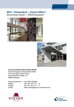 8031 / Düsseldorf, „Vision-Office“