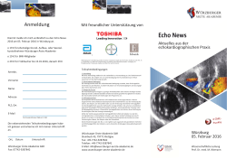 Echo News - W&uuml;rzburger &Auml;rzte Akademie W&uuml;rzburger &Auml;rzte Akademie