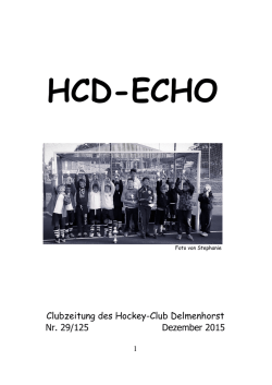 Echo Nr. 29 (Dez 2015)