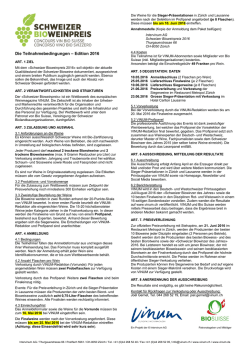 Die Teilnahmebedingungen