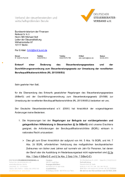 als PDF - Deutscher Steuerberaterverband eV