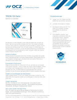 TRION 150 Serie - OCZ Storage Solutions