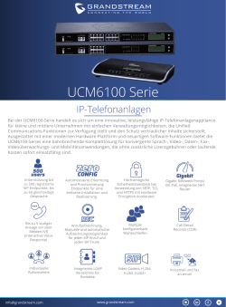 UCM6100 Serie