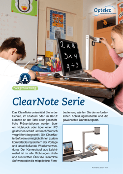 ClearNote Serie