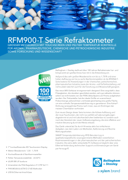 RFM900-T Serie Refraktometer
