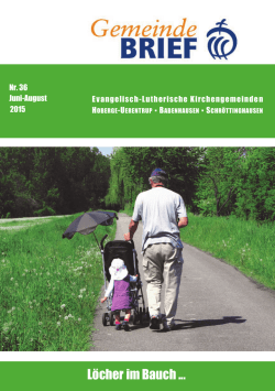Löcher im Bauch - ev. Kirchengem. Hoberge