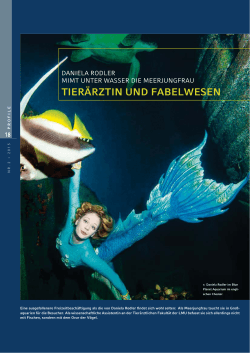 Münchner Uni Magazin, 02.2015 - Münchens Nixe Daniela Rodler