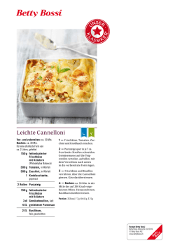 Leichte Cannelloni