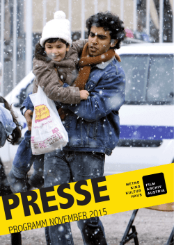 gramm november 2015 - Filmarchiv Austria
