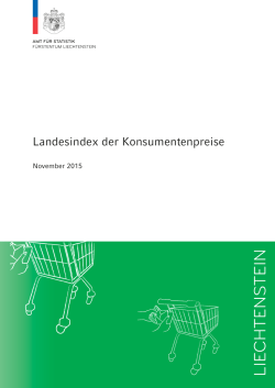 Landesindex der Konsumentenpreise November 2015