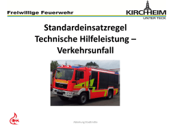 Ausbildungsplan 2015 - Freiwillige Feuerwehr Kirchheim unter Teck