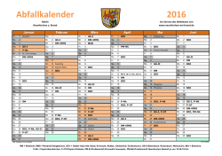 Abfallkalender 2016 - Neunkirchen am Brand > Startseite
