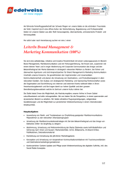 LeiterIn Brand Management & Marketing
