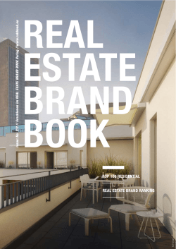 TOP 100 RESIDENTIAL REAL ESTATE BRAND RANKING