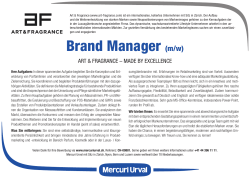 Brand Manager - Art & Fragrance