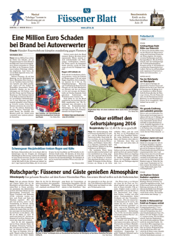 Eine Million Schaden bei Brand bei Autoverwerter