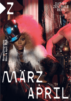 Monatsprogramm März & April 2016