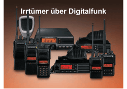 Irrt&uuml;mer &uuml;ber Digitalfunk
