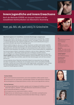Innere Jugendliche und innere Erwachsene