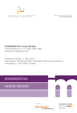 INNERE MEDIZIN KONGRESSTAG